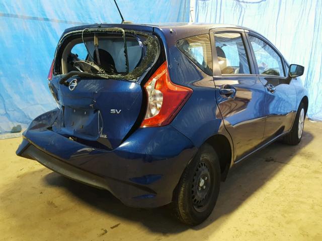 3N1CE2CP1JL352935 - 2018 NISSAN VERSA NOTE BLUE photo 4