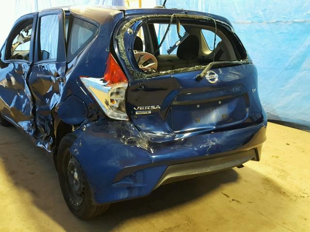 3N1CE2CP1JL352935 - 2018 NISSAN VERSA NOTE BLUE photo 9