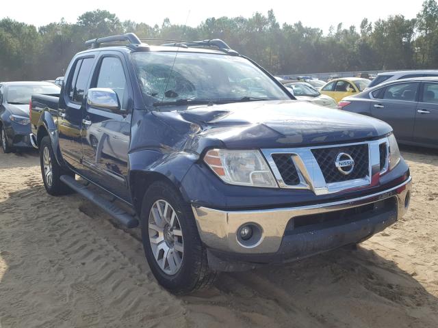 1N6AD0ERXAC404419 - 2010 NISSAN FRONTIER C BLUE photo 1