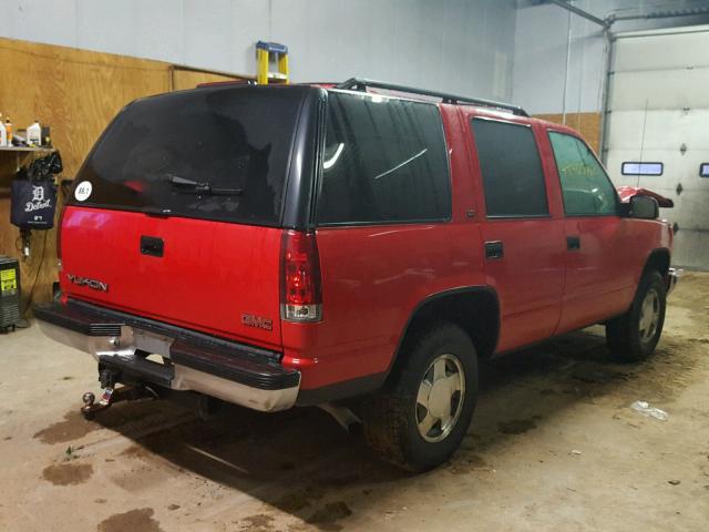 1GKEK13R0XJ802296 - 1999 GMC DENALI RED photo 4