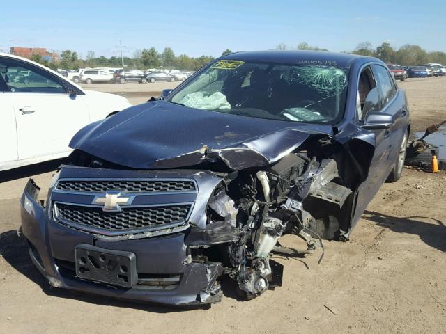 1G11C5SA8DF213465 - 2013 CHEVROLET MALIBU 1LT BLUE photo 2