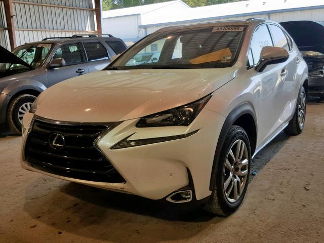 JTJYARBZ6F2010980 - 2015 LEXUS NX 200T WHITE photo 2