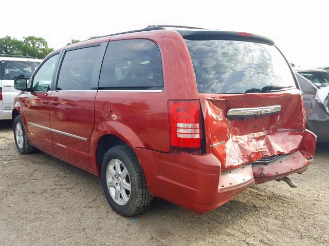 2A4RR5D15AR213797 - 2010 CHRYSLER TOWN & COU RED photo 3