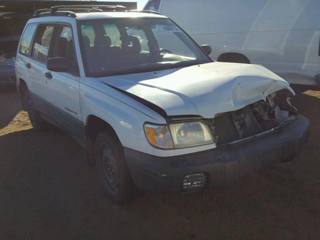 JF1SF63501H706797 - 2001 SUBARU FORESTER L WHITE photo 1