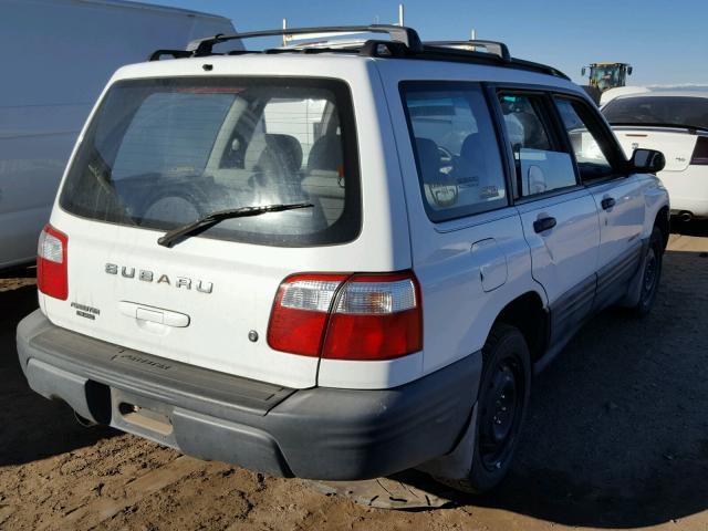 JF1SF63501H706797 - 2001 SUBARU FORESTER L WHITE photo 4