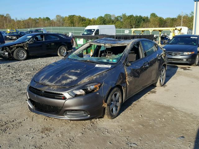 1C3CDFBB8FD253771 - 2015 DODGE DART SXT GRAY photo 2