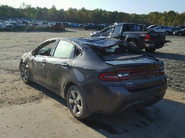 1C3CDFBB8FD253771 - 2015 DODGE DART SXT GRAY photo 3