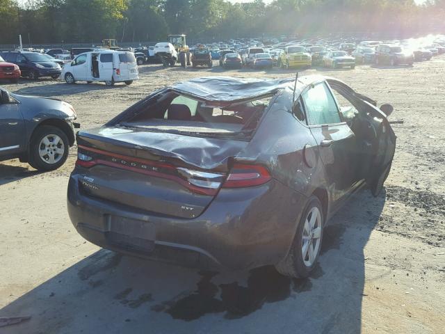 1C3CDFBB8FD253771 - 2015 DODGE DART SXT GRAY photo 4