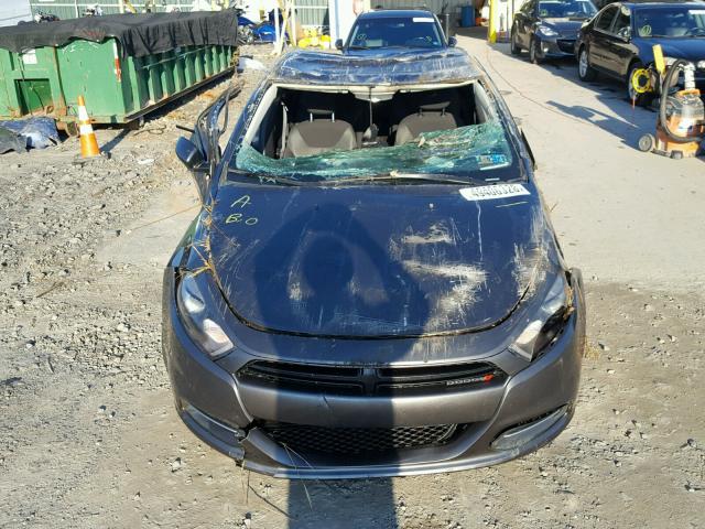 1C3CDFBB8FD253771 - 2015 DODGE DART SXT GRAY photo 9