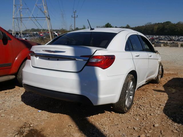 1C3CCBBB9DN592414 - 2013 CHRYSLER 200 TOURIN WHITE photo 4