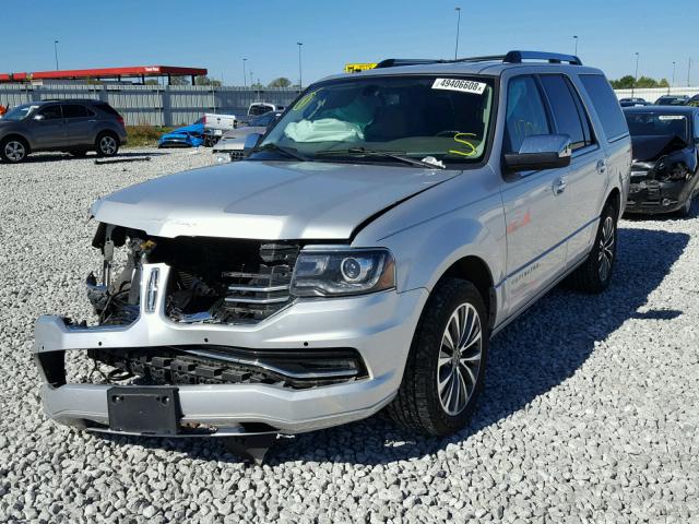 5LMJJ2JT7FEJ03121 - 2015 LINCOLN NAVIGATOR SILVER photo 2