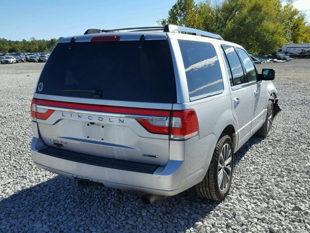 5LMJJ2JT7FEJ03121 - 2015 LINCOLN NAVIGATOR SILVER photo 4