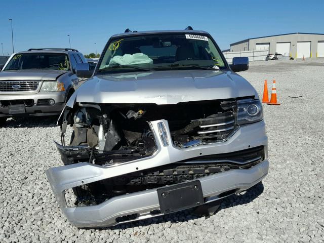 5LMJJ2JT7FEJ03121 - 2015 LINCOLN NAVIGATOR SILVER photo 9
