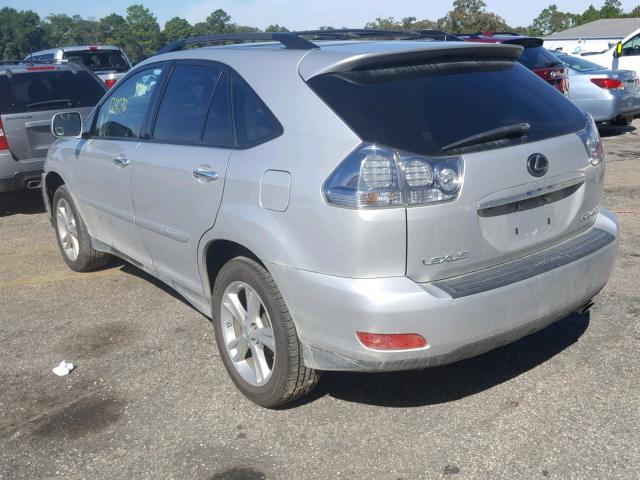 JTJGW31U382008025 - 2008 LEXUS RX 400H WHITE photo 3