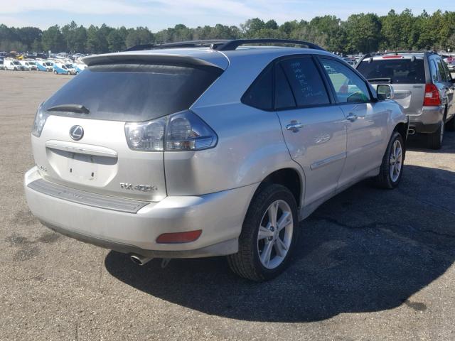 JTJGW31U382008025 - 2008 LEXUS RX 400H WHITE photo 4