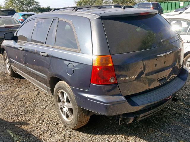 2A8GM48LX7R116338 - 2007 CHRYSLER PACIFICA BLUE photo 3