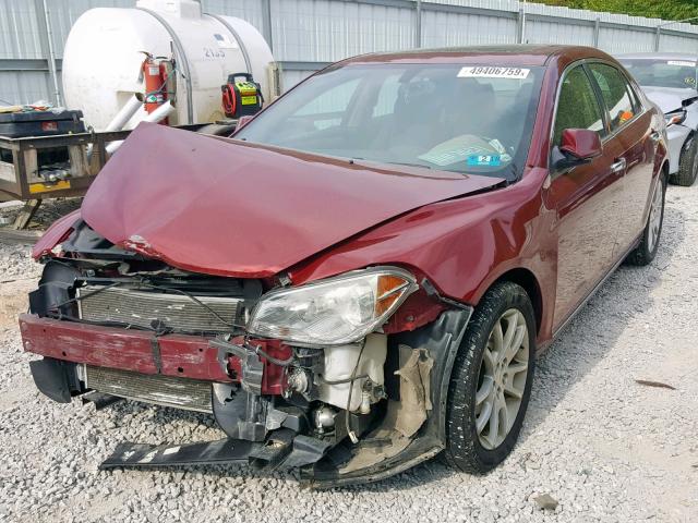 1G1ZK57749F193113 - 2009 CHEVROLET MALIBU LTZ წითელი ფოტო 2