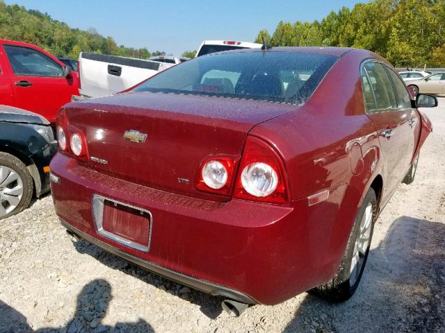 1G1ZK57749F193113 - 2009 CHEVROLET MALIBU LTZ წითელი ფოტო 4