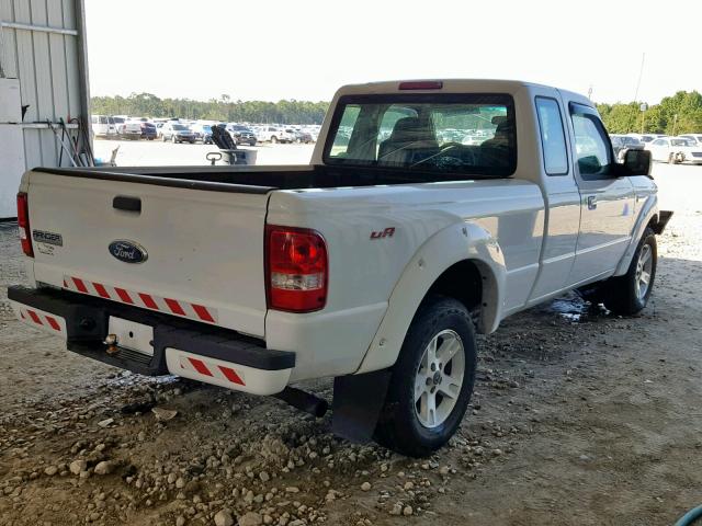 1FTYR14U36PA70667 - 2006 FORD RANGER SUP WHITE photo 4