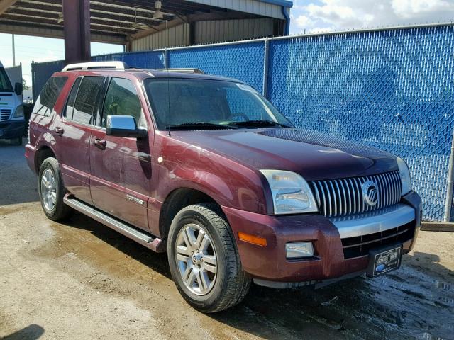 4M2EU38E97UJ00705 - 2007 MERCURY MOUNTAINEE BURGUNDY photo 1