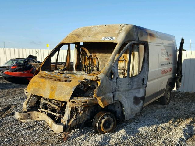 3C6TRVDG9GE110089 - 2016 RAM PROMASTER 烧焦的 照片 2