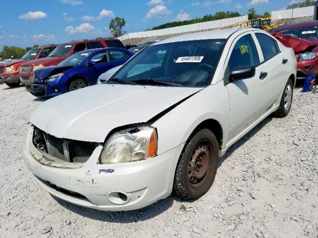 4A3AB26F07E069366 - 2007 MITSUBISHI GALANT DE WHITE photo 2