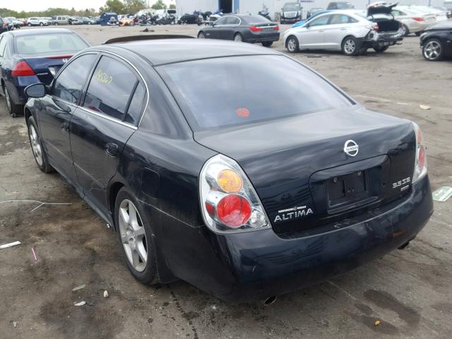 1N4BL11D13C340127 - 2003 NISSAN ALTIMA SE BLACK photo 3