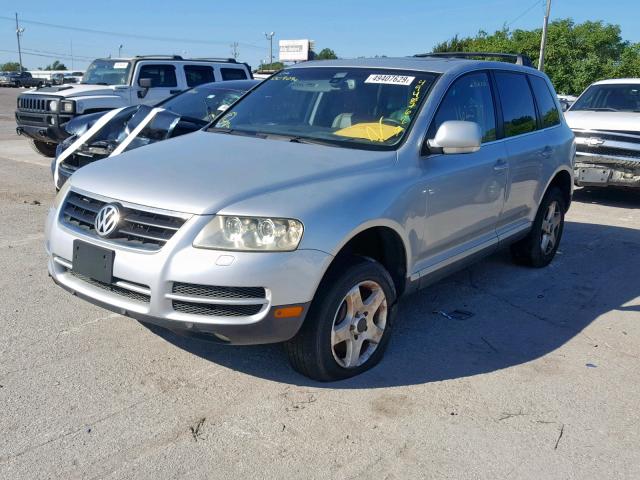 WVGBG77L05D009094 - 2005 VOLKSWAGEN TOUAREG 3. SILVER photo 2