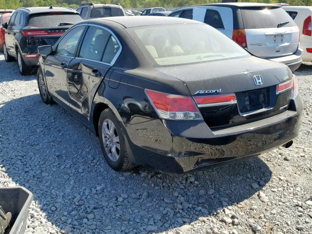 1HGCP2F64CA237722 - 2012 HONDA ACCORD SE BLACK photo 3