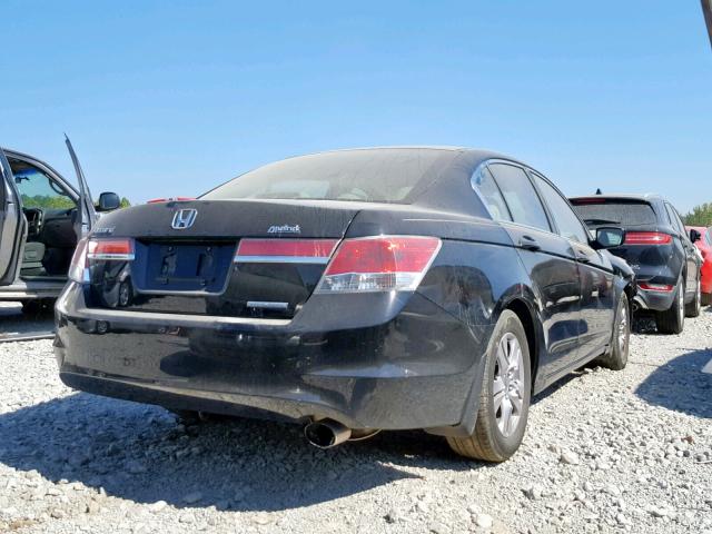 1HGCP2F64CA237722 - 2012 HONDA ACCORD SE BLACK photo 4