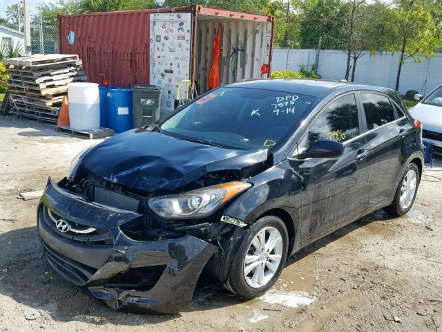 KMHD35LH0FU237575 - 2015 HYUNDAI ELANTRA GT BLACK photo 2