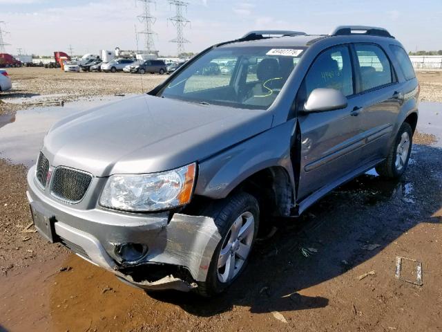 2CKDL73F666115289 - 2006 PONTIAC TORRENT GRAY photo 2