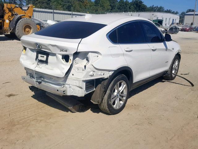 5UXXW3C52G0M89824 - 2016 BMW X4 XDRIVE2 WHITE photo 4