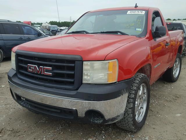 1GTEC14C57Z535466 - 2007 GMC NEW SIERRA RED photo 2