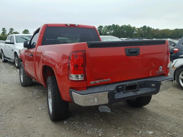 1GTEC14C57Z535466 - 2007 GMC NEW SIERRA RED photo 3