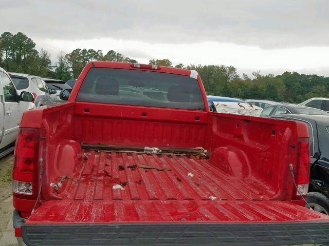 1GTEC14C57Z535466 - 2007 GMC NEW SIERRA RED photo 6