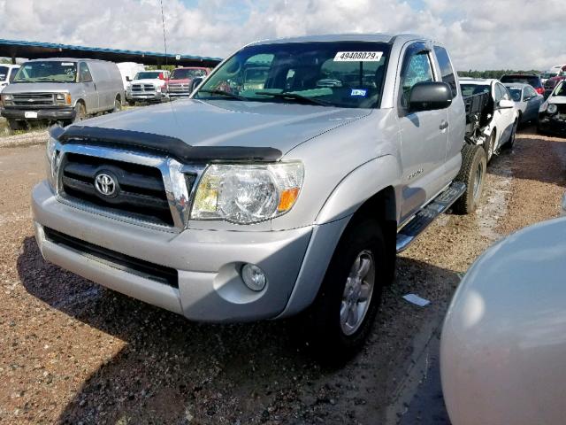 5TETU62N65Z065097 - 2005 TOYOTA TACOMA PRE SILVER photo 2