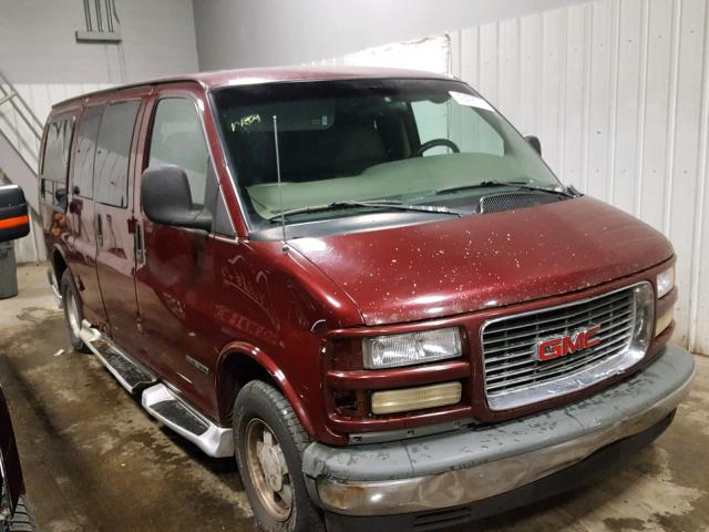 1GDFG15R0Y1141381 - 2000 GMC SAVANA RV MAROON photo 1