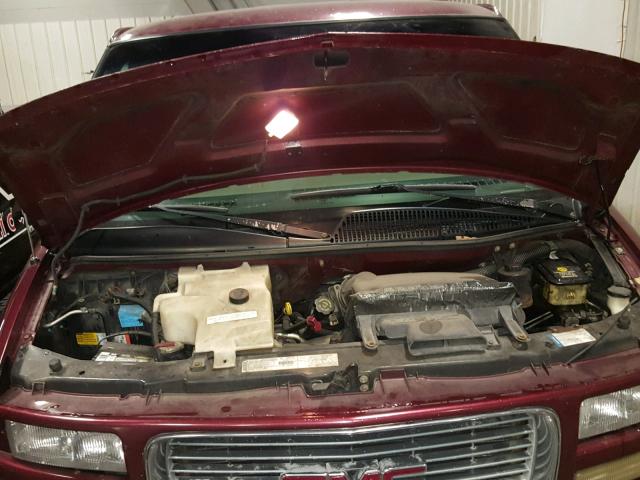 1GDFG15R0Y1141381 - 2000 GMC SAVANA RV MAROON photo 7