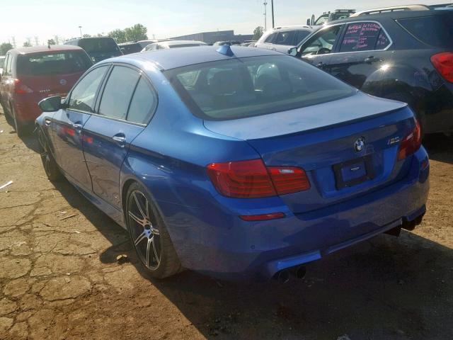 WBSFV9C55FD595154 - 2015 BMW M5 BLUE photo 3