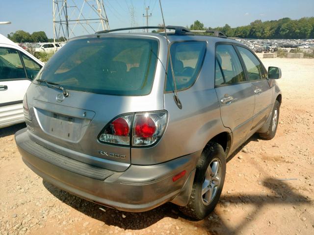 JTJGF10U110111158 - 2001 LEXUS RX 300 SILVER photo 4