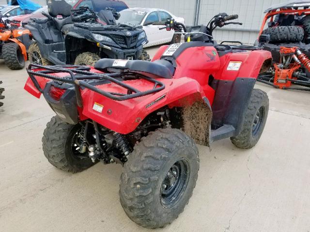 1HFTE4714G4101796 - 2016 HONDA TRX420 FA RED photo 4