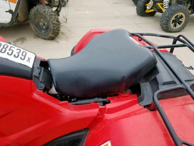 1HFTE4714G4101796 - 2016 HONDA TRX420 FA RED photo 6