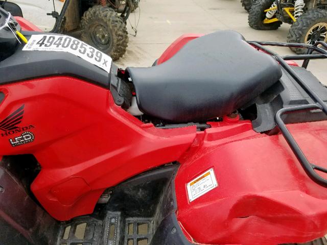 1HFTE4714G4101796 - 2016 HONDA TRX420 FA RED photo 9