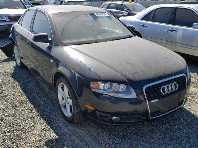 WAUDH78E77A243616 - 2007 AUDI A4 3.2 QUA BLUE photo 1