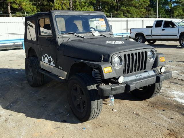 1J4FY19S8XP479406 - 1999 JEEP WRANGLER / BLACK photo 1