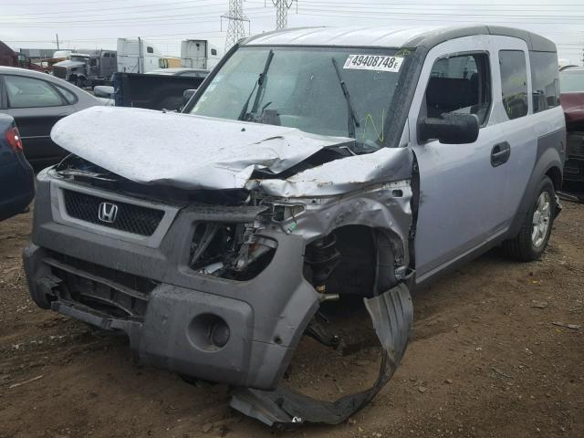 5J6YH28594L026232 - 2004 HONDA ELEMENT EX SILVER photo 2