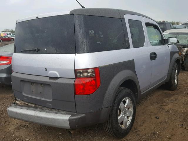 5J6YH28594L026232 - 2004 HONDA ELEMENT EX SILVER photo 4