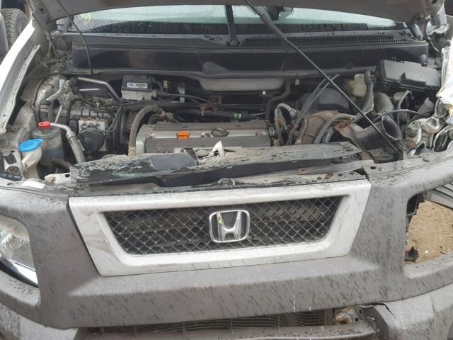 5J6YH28594L026232 - 2004 HONDA ELEMENT EX SILVER photo 7