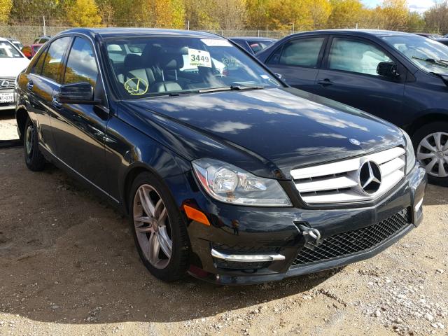 WDDGF4HB7DR276130 - 2013 MERCEDES-BENZ C 250 BLACK photo 1